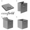 Casafield Set of 6 Collapsible Fabric Cube Storage Bins - 11" Foldable Cloth Baskets for Shelves, Cubby Organizers & More
